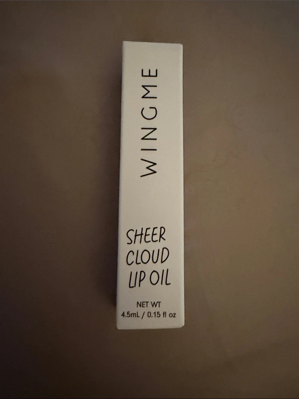 Wingme Sheer Cloud Lip Oil — Cream Sheer Tint